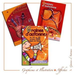 Propositions d'affaiches pour Graines d'Automne